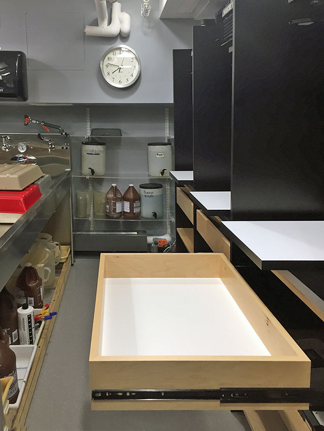 Photography Studio Furniture and Darkroom in school photography